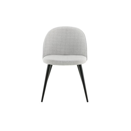 Matstol Velvet, Ljusgrå/Svart