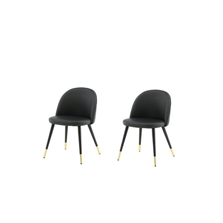 Matstol Velvet, Svart