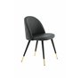 Matstol Velvet, Svart