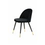 Matstol Velvet, Svart