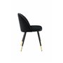 Matstol Velvet, Svart