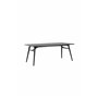 Matbord Sleek, 195 × 95 cm, Svart