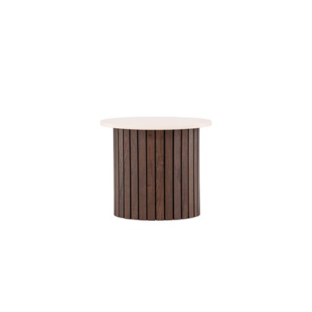 Runt sidobord Visingsö, Ø52 cm, Beige