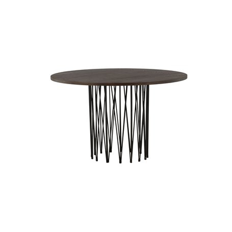Runt matbord Stone, Ø120 cm, Mocca