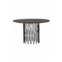 Runt matbord Stone, Ø120 cm, Mocca