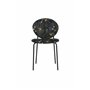 Matstol Vault, Svart/Guld