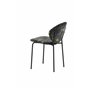 Matstol Vault, Svart/Guld