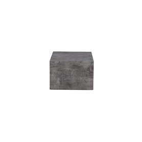 Soffbord York Low, 80 × 60 cm, Dark Grå