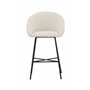 Barstol Velvet, Vit/Svart