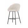 Barstol Velvet, Vit/Svart