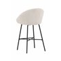 Barstol Velvet, Vit/Svart