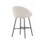 Barstol Velvet, Vit/Svart