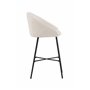 Barstol Velvet, Vit/Svart