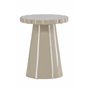 Runt sidobord Krull sidobord, Ø45 cm, Beige