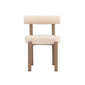 Matstol Tillo, Vit/Brun