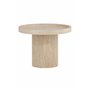 Runt sidobord Krille sidobord, Ø60 cm, Beige