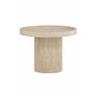 Runt sidobord Krille sidobord, Ø60 cm, Beige