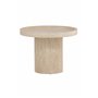 Runt sidobord Krille sidobord, Ø60 cm, Beige