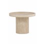Runt sidobord Krille sidobord, Ø60 cm, Beige