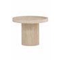 Runt sidobord Krille sidobord, Ø60 cm, Beige