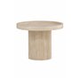 Runt sidobord Krille sidobord, Ø60 cm, Beige