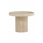 Runt sidobord Krille sidobord, Ø60 cm, Beige