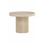 Runt sidobord Krille sidobord, Ø60 cm, Beige