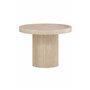 Runt sidobord Krille sidobord, Ø60 cm, Beige