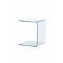 Sidobord Telemark sidobord, 45 × 45 cm, Transparent