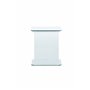 Sidobord Telemark sidobord, 45 × 45 cm, Transparent