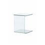 Sidobord Telemark sidobord, 45 × 45 cm, Transparent