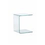 Sidobord Telemark sidobord, 45 × 45 cm, Transparent