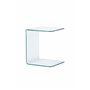 Sidobord Telemark sidobord, 45 × 45 cm, Transparent