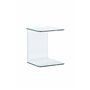 Sidobord Telemark sidobord, 45 × 45 cm, Transparent