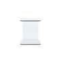 Sidobord Telemark sidobord, 45 × 45 cm, Transparent