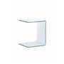 Sidobord Telemark sidobord, 45 × 45 cm, Transparent