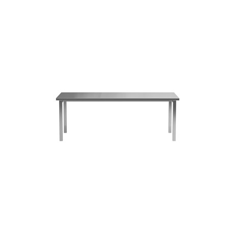 Matbord Cilo, 210 × 95 cm, Silver