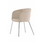 Matstol Berit, Beige/Silver