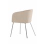 Matstol Berit, Beige/Silver