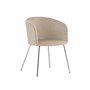 Matstol Berit, Beige/Silver