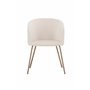 Matstol Berit, Beige/Valnöt