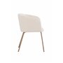 Matstol Berit, Beige/Valnöt