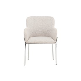 Matstol Vätö, Beige/Silver