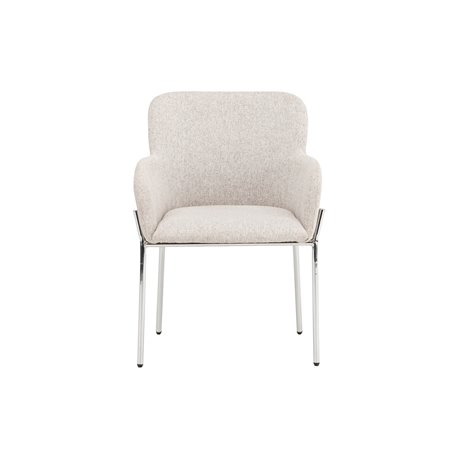 Matstol Vätö, Beige/Silver