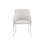 Matstol Vätö, Beige/Silver