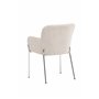 Matstol Vätö, Beige/Silver