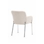 Matstol Vätö, Beige/Silver