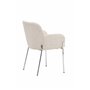 Matstol Vätö, Beige/Silver