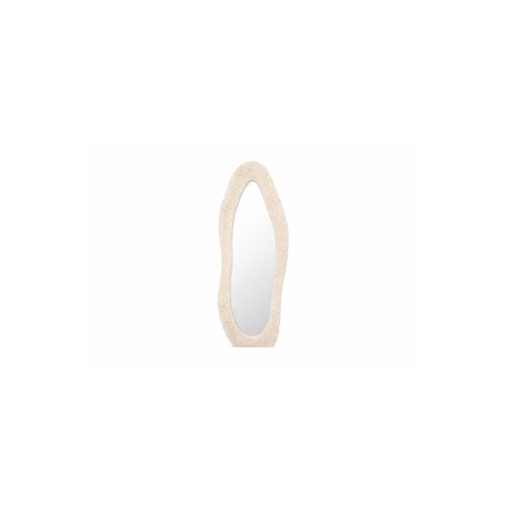 Spegel Mirza, Beige,Clear