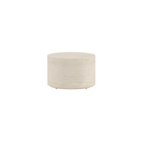 Runt sidobord Lissabon, Ø60 cm, Beige